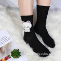 Black Cat Spring Cotton Socken